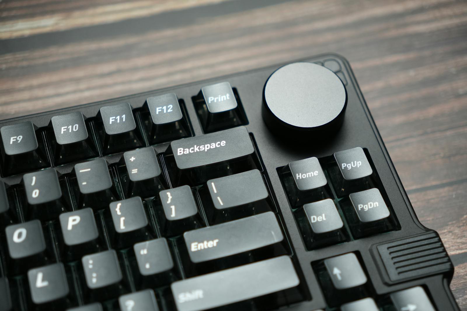 Minimal monochrome keyboard.